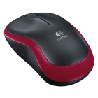 Mouse Wireless Optical Logitech M185 Red