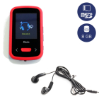 Mp4 Player SRM-9280 Fm Radio Osio 8GB Οθόνη TFT 1,8 Red