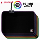 Gaming Mousepad Gembird LED Light FX L 250 x 350 mm Black