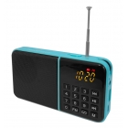 Ραδιόφωνο & Φορητό Ηχείο PT-997 LCD 1200mah Blue