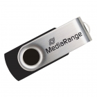 USB Flash Drive 2.0 MediaRange 4GB Black/Silver