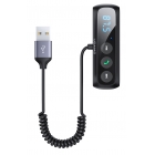 FM Transmitter Car Usams US-SJ503 USB/SD Card BT Black