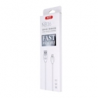Cable Charger-Data Lightning XO NB103 2.1A 2m White