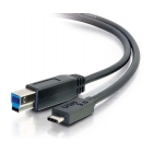 Καλώδιο Eκτυπωτή USB 3 Type-C σε USB Type B 1m Blk