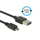 Cable Charger-Data USB To USB Micro CAB-U062 2m Black