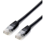 Cable Powertech UTP Cat 5e 0.4mm 0.5m Black