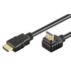 Cable HDMI (Μ) 90° Down 19pin V1.4 1.5m Black