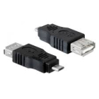 Adapter USB 2.0 To Micro B Powertech CAB-U029 Black