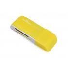 Mini Card Reader Powertech Usb Yellow