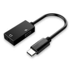 Adaptor USB Type-C (M) To 3.5mm (F) KY-203 Black