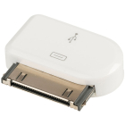 Adapter Apple 30-Pin Pin Dock Male To USB Micro White