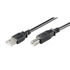 Καλώδιο Eκτυπωτή USB 2.0-USB Type B Powertech 1m Black