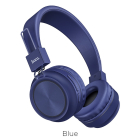 Headphone Hoco W25 Bluetooth V5.0/TF Card/3.5mm Blue