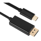Cable USB-C To DisplayPort Powertech 4K/60Hz 2m Black