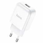 Charger Adaptor Travel Hoco N2 USB 5V/2.1A White