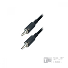 Cable Jack 3.5mm (M) To 3.5mm (M) Stereo 1.5m Black