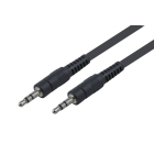 Cable Audio Powertech 3.5mm (M) To 3.5mm (M) 1.5m Black