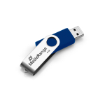 USB Flash Drive 2.0 MediaRange MR908 8GB Silver/Blue