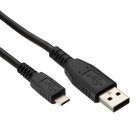 Cable Charger-Data USB 2.0 To Micro USB 3m Black