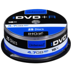 DVD+R Intenso 4,7GB, 16x Speed  Cake 25τεμ.
