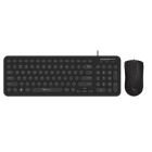 Set Keyboard & Mouse Wired Alcatroz Jellybean U2000 Black