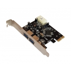 Κάρτα Επέκτασης PCI-e to USB 3.0, 2 Ports Chipset VL805