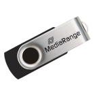 USB Flash Drive 2.0 MediaRange 8GB Black/Silver