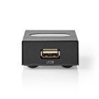 Switch USB 2in1 2xUSB-B (F) To 1xUSB-A (F) Black
