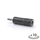 Adapter 3,5mm Stereo Male - 6,35mm Stereo Female