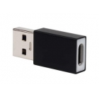 Adapter USB 2.0V M To Type-C F Black