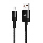 Cable Charger-Data USB To Micro USB 3A 1m Black