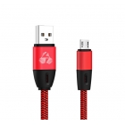 Cable Charger-Data USB To Micro USB Eco 1m Red