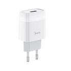Charger Adaptor Travel Hoco C72A USB 5V/2.1A White