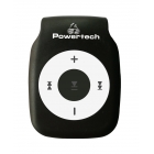 MP3 Player Powertech Rechargeable MicroSD Black