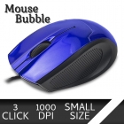 Mouse Wired Bubble 1000dpi Blue