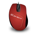 Mouse Wired Element MS-30R 120dpi Red/Silver