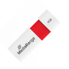 USB Flash Drive 2.0 MediaRange 4GB Color Edition Red
