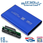 Εξωτερική Θήκη HDD 2,5 SATA Usb3 Blue