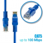 Cable UTP Cat 5e KFK 5mm 1m Blue