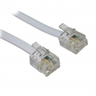 Cable Phone RJ11 6PAC 3m White