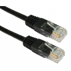 Cable UTP Cat 6e Powertech CAB-N073 1m Black