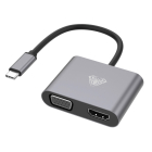 Adapter Video Aula UC-901 USB Type-C To HDMI&VGA 4K/2K