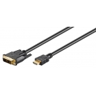 Cable DVI-D To HDMI 51581 3m Black