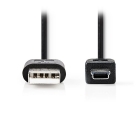 Cable USB 2.0 A αρσ. - Mini 5-pin αρσ. VLCT 60300B 1m