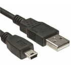 Καλώδιο Powertech USB 2.0v (M) Mini Spin 1.5m