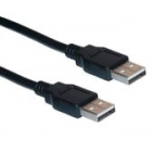 Cable Powertech USB  2.0 (M) To USB 2.0 (M) 1.5m  Black