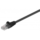 Cable UTP Cat 5e CCA 0.5m Black