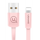 Cable Charger-Data USB Το Lightning Usams 1.2m 2A Pink