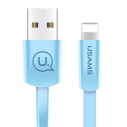 Cable Charger-Data USB Το Lightning Usams 1.2m 2A Blue