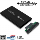 Εξωτερική Θήκη HDD 2,5 SATA USB 2.0  Black